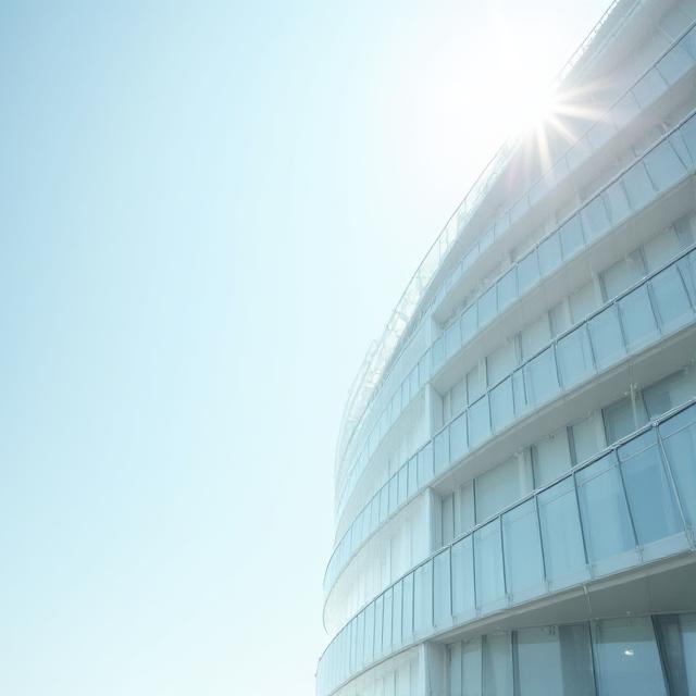 Vue abstraite de l'architecture moderne à Paris